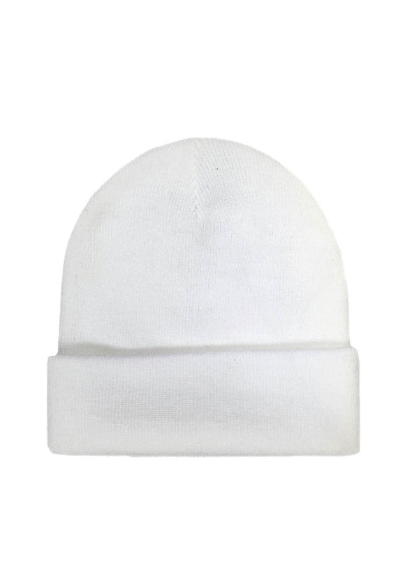 Σκουφάκι με λογότυπο Magic bee - MB23700 - triangle unisex beanie λευκό