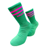 Magicbee - MB2381 - striped socks - green