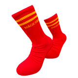 Magicbee - MB2381 - stripes socks - red