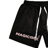 MAGICBEE - MB2390 - LOGO SWIM SHORT - BLACK