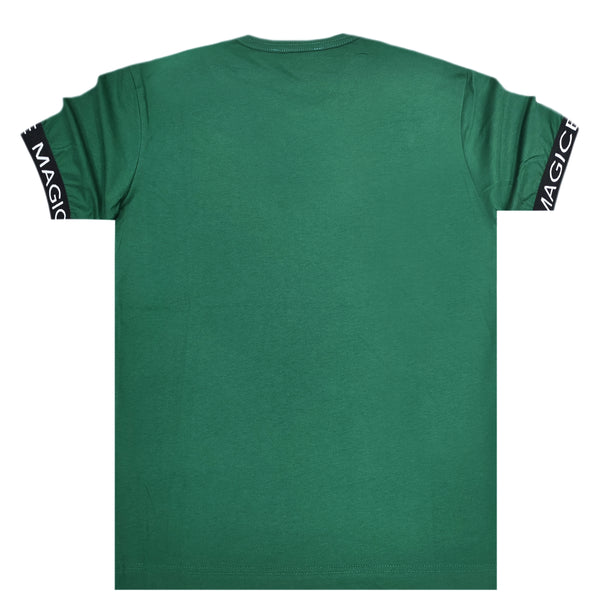 Ανδρική κοντομάνικη μπλούζα Magic bee - MB2405 - elastic tee πράσινο