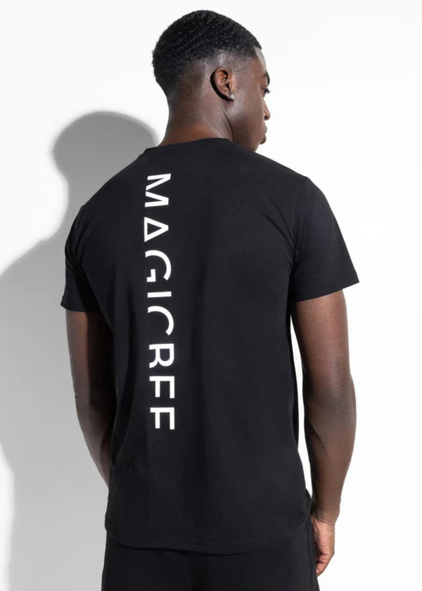 Ανδρική κοντομάνικη μπλούζα Magic bee - MB2409 - back logo μαύρο