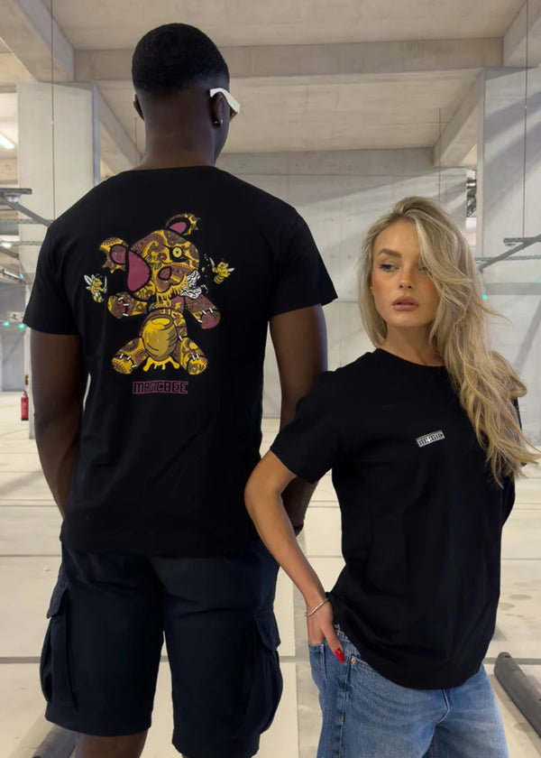 Κοντομάνικη μπλούζα Magic bee - MB2413 - reflective teddy μαύρο