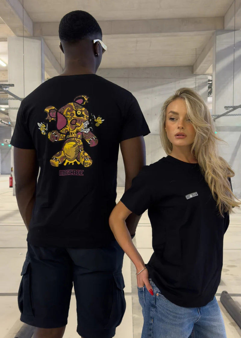 Κοντομάνικη μπλούζα Magic bee - MB2413 - reflective teddy μαύρο