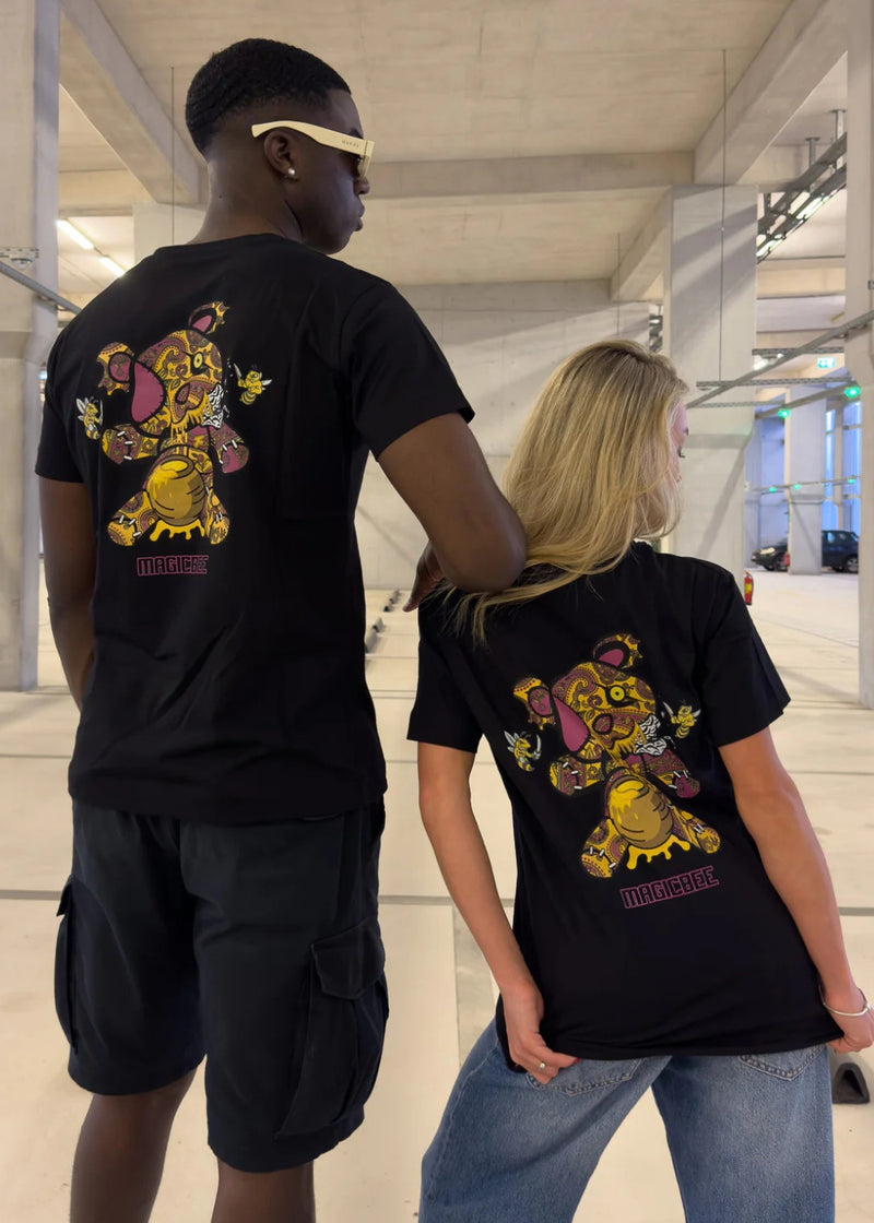 Κοντομάνικη μπλούζα Magic bee - MB2413 - reflective teddy μαύρο