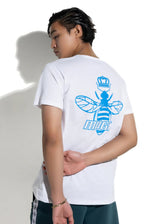Κοντομάνικη μπλούζα Magic bee - MB2418 - back logo λευκό