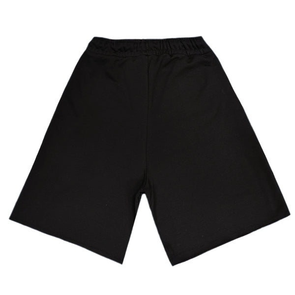 Magicbee - MB2450 - reverse cotton side tape shorts - black