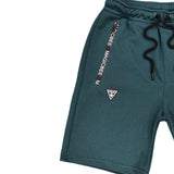 Magicbee - MB2451 - zip pockets shorts - petrol