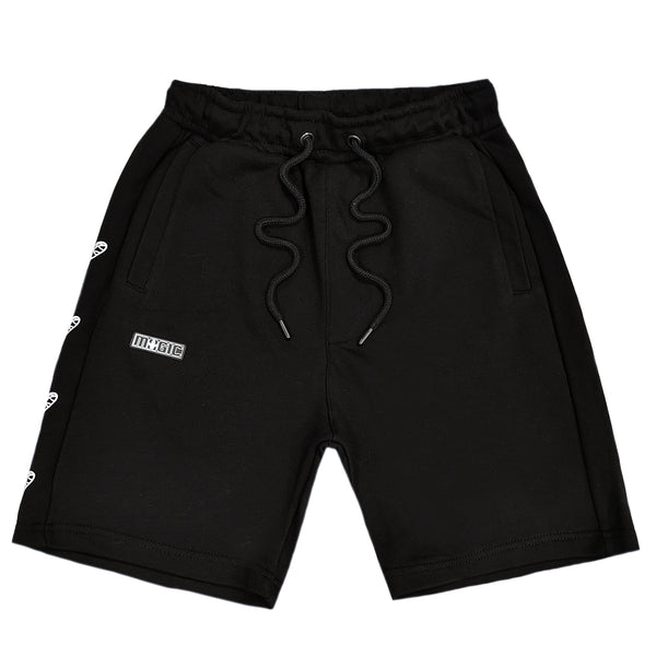 Magicbee - MB2454 - side logo shorts - black