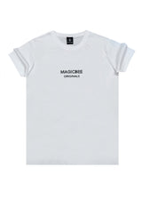 Ανδρική κοντομάνικη μπλούζα Magicbee - MB2501 - Originals Logo Tee - λευκό