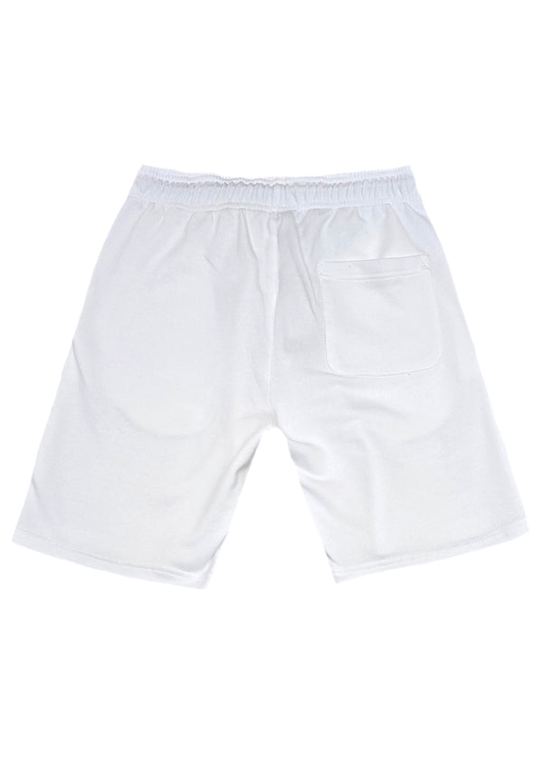 Ανδρική βερμούδα Magicbee - MB2552B - Originals Logo Shorts λευκό