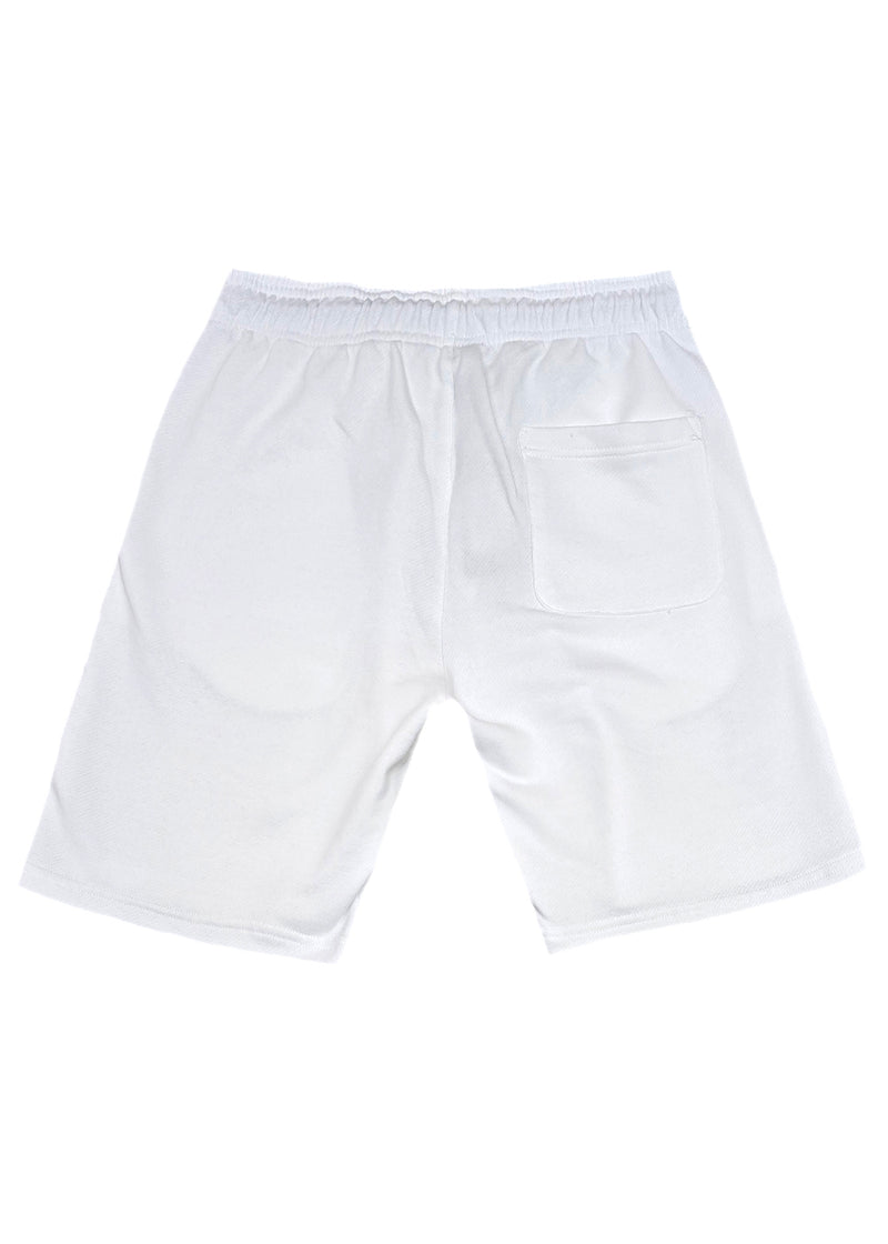 Ανδρική βερμούδα Magicbee - MB2552B - Originals Logo Shorts λευκό