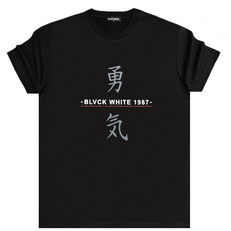 Jcyj - MBV1000 - black venom chinese symbol 1987 slim fit tee - black