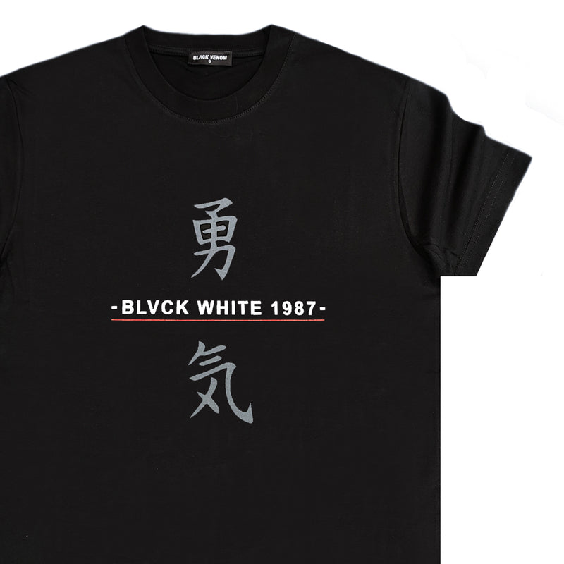 Jcyj - MBV1000 - black venom chinese symbol 1987 slim fit tee - black