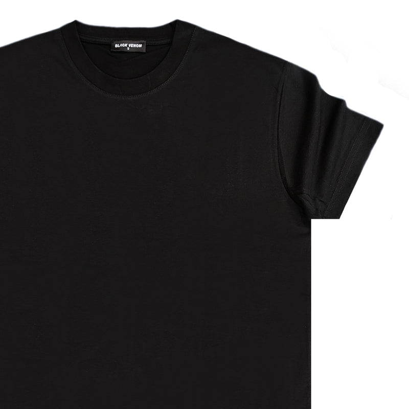 Jcyj - MBV1000 - black venom simple regular fit tee - black