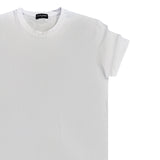 Jcyj - MBV1000 - black venom simple regular fit tee - white