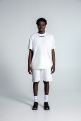 Ανδρική βερμούδα Magicbee - MB2558 - Matt Logo Shorts λευκό