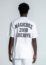 Αντρική κοντομάνικη μπλούζα Magic Bee - MB2516 - archive oversized μαύρο