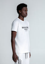 Ανδρική κοντομάνικη μπλούζα Magicbee - MB2502B - Originals Logo Tee - λευκό
