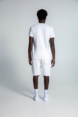 Ανδρική βερμούδα Magicbee - MB2552B - Originals Logo Shorts λευκό