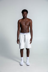 Ανδρική βερμούδα Magicbee - MB2552B - Originals Logo Shorts λευκό