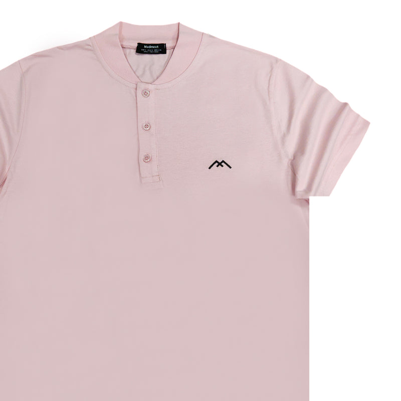 Madmext polo t-shirt luigi - pink