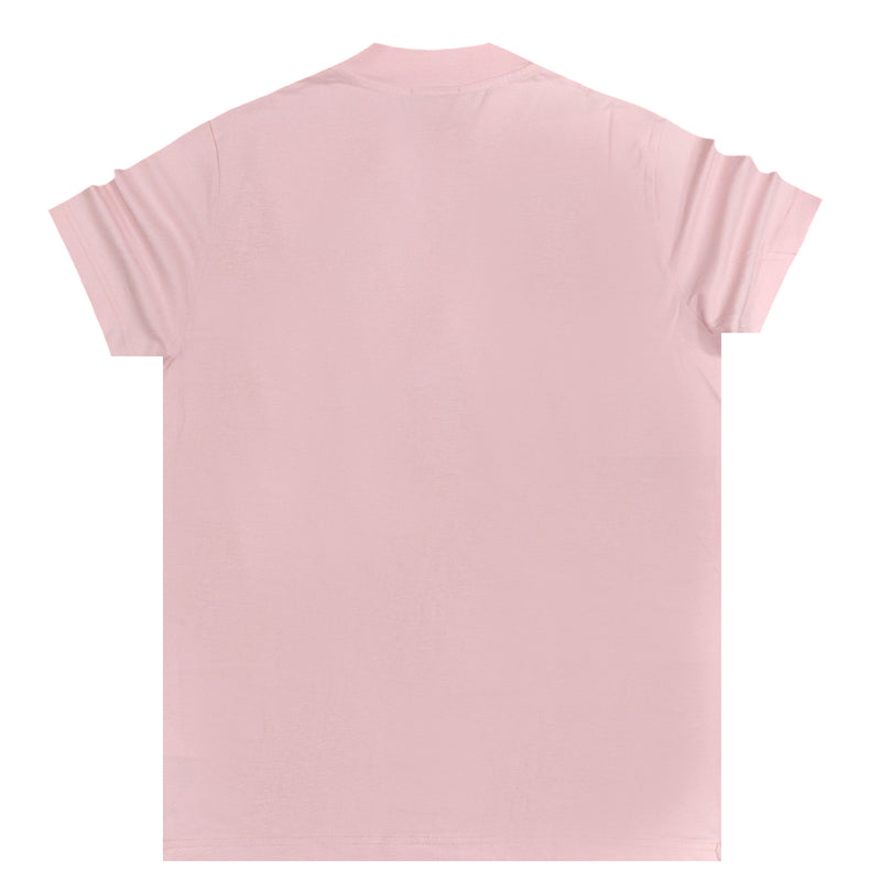 Madmext polo t-shirt luigi - pink