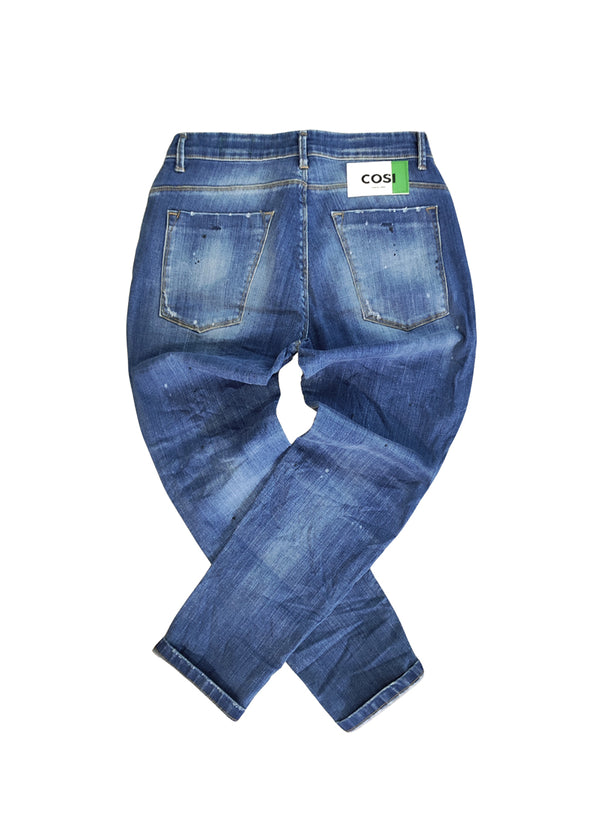 Ανδρικό τζιν παντελόνι cosi jeans - 64-mousel μπλε