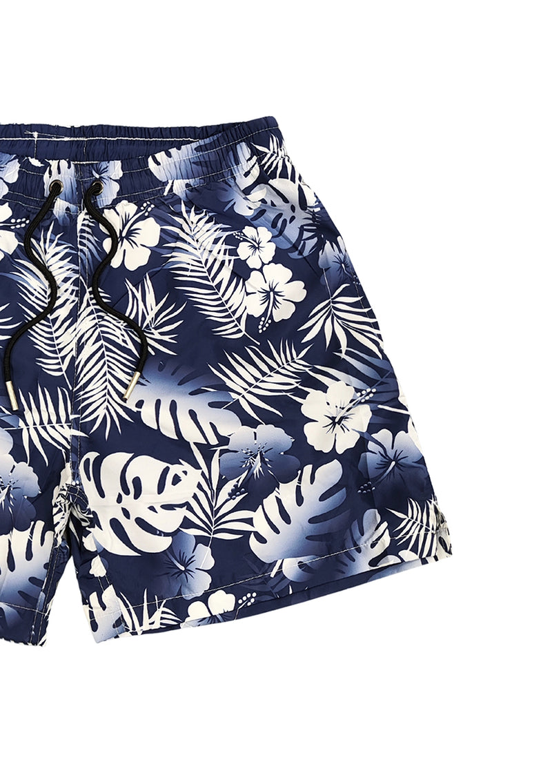 Ανδρικό μαγιό 5 EVEN STAR - MPS6791 - tropical swim shorts μπλε