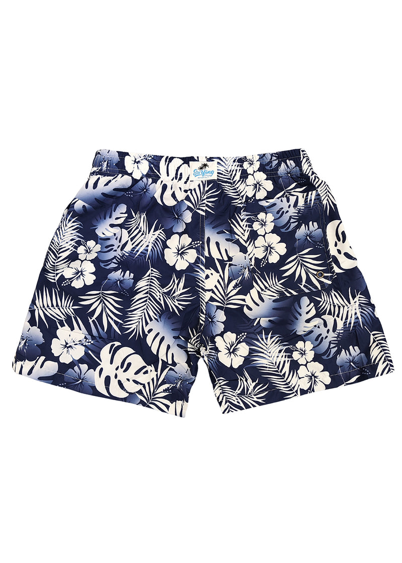 Ανδρικό μαγιό 5 EVEN STAR - MPS6791 - tropical swim shorts μπλε