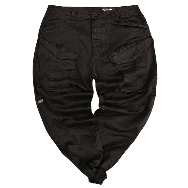 Ανδρικό Παντελόνι Cosi jeans - MRABA - small patch cargo μαύρο