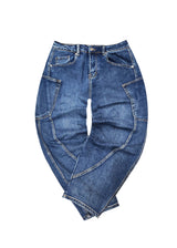 GUF CLOTHING - Ανδρικό τζιν παντελόνι κάργκο Baggy - Denim MT255