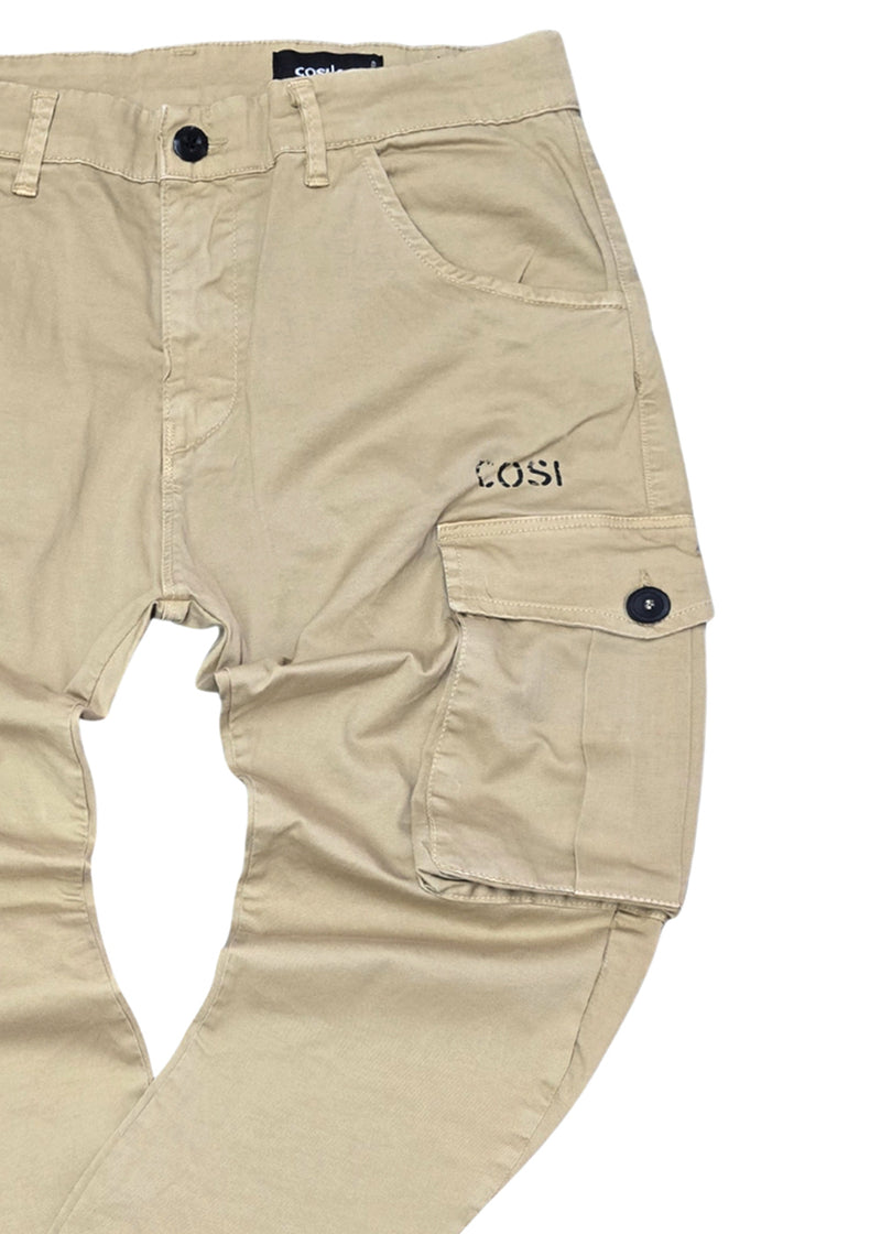 Ανδρικό κάργκο παντελόνι Cosi Jeans - 65-MUTTA - cargo pants regular fit μπεζ