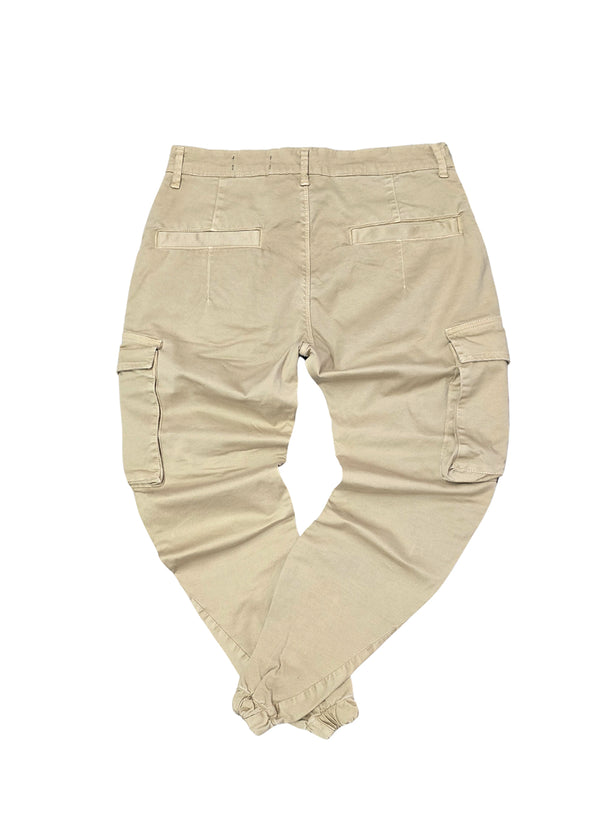Ανδρικό κάργκο παντελόνι Cosi Jeans - 65-MUTTA - cargo pants regular fit μπεζ