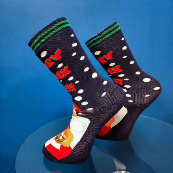 V-tex socks merry snack mas - dark blue