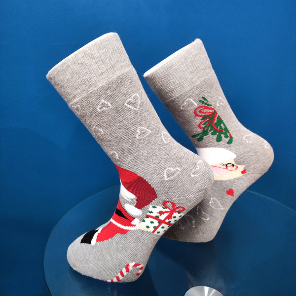 V-tex socks mistletoe chibi - grey