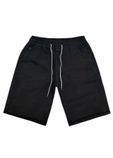 Ανδρική βερμούδα υφασμάτινη GUF - NFS807-4 - fabric shorts μαύρο