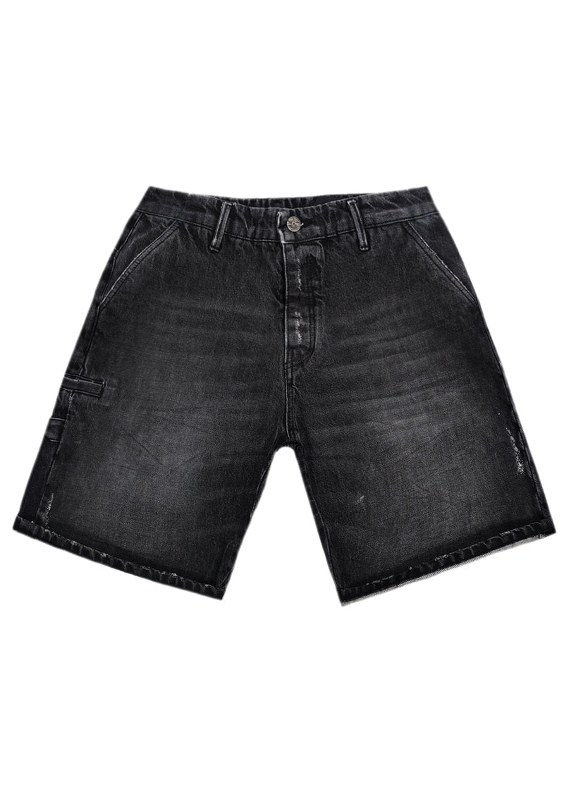 Ανδρική βερμούδα jean Cosi jeans - NIGHTFALL - rugged shorts μαύρο