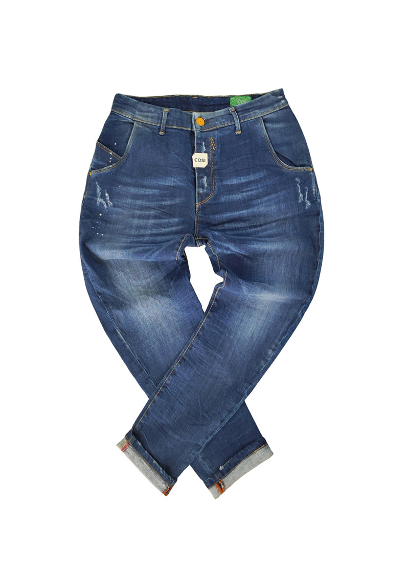 Ανδρικό τζιν παντελόνι cosi jeans - 64-nogales μπλε