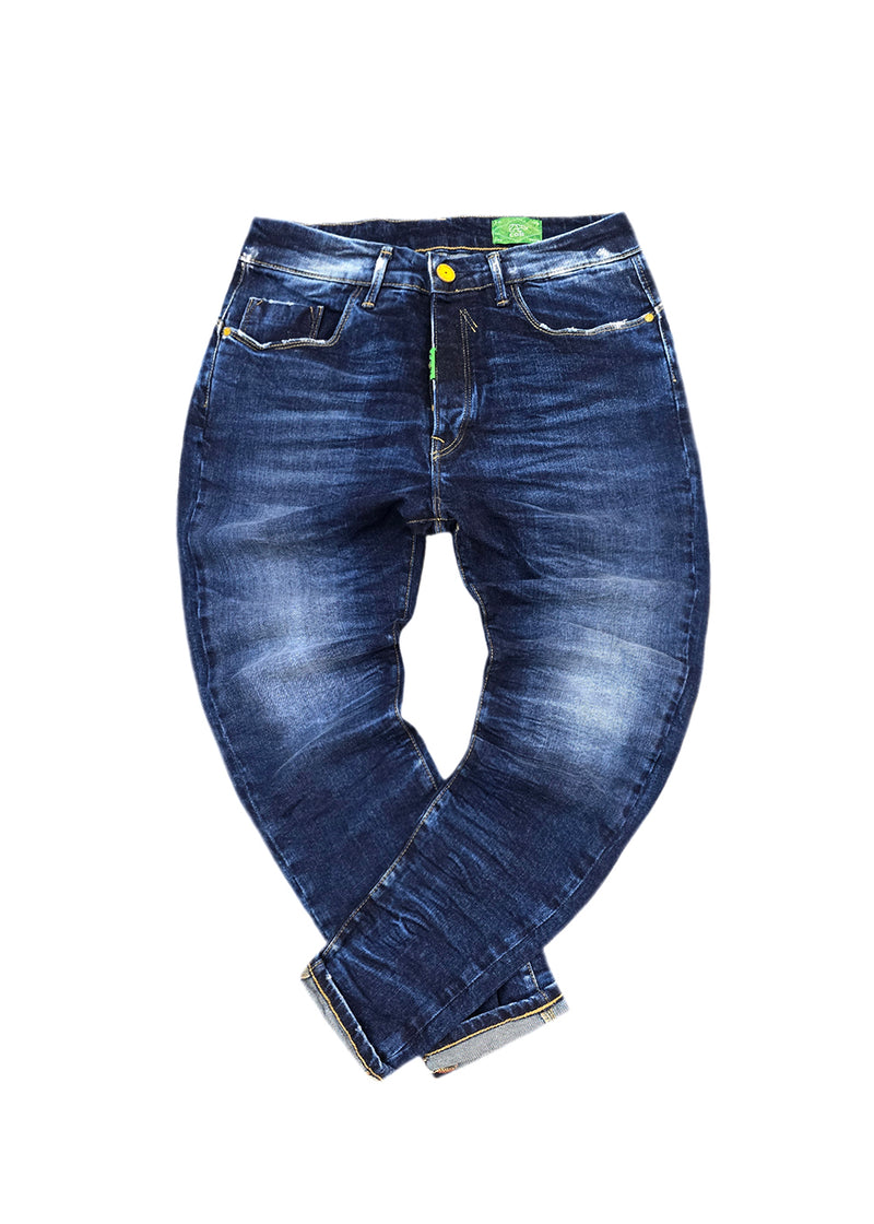 Ανδρικό τζιν παντελόνι Cosi Jeans - 65-NORRI 4 - jeans regular fit σκούρο μπλε