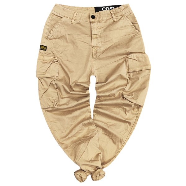Ανδρικό Παντελόνι Cosi jeans - NOSTRO - small patch cargo μπεζ
