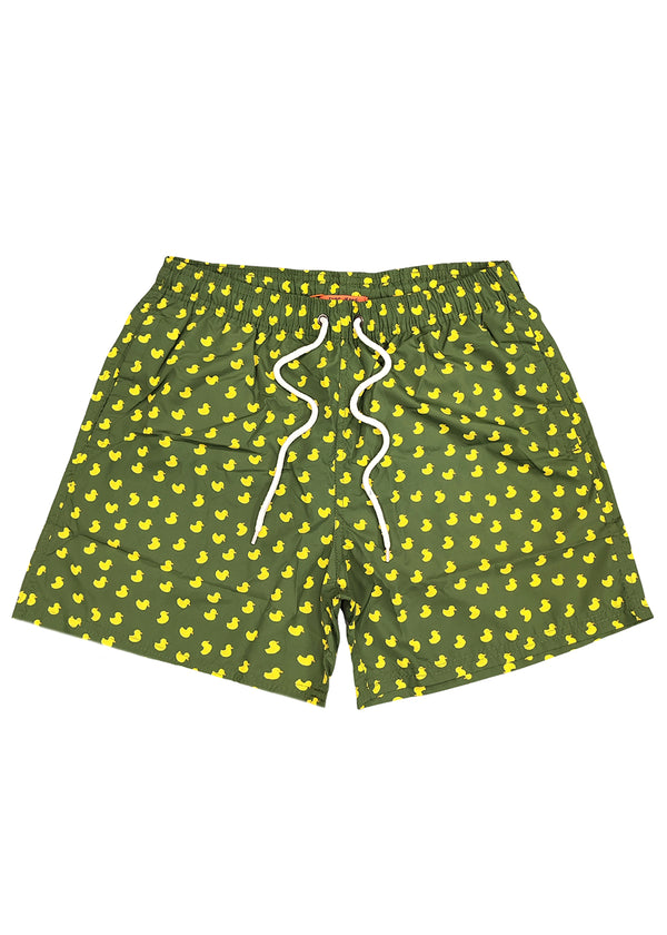 Ανδρικό μαγιό 5 EVEN STAR - NZ-2229 - duck swim shorts πράσινο