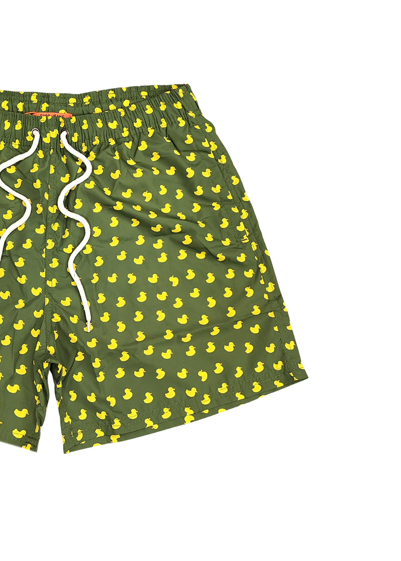 Ανδρικό μαγιό 5 EVEN STAR - NZ-2229 - duck swim shorts πράσινο