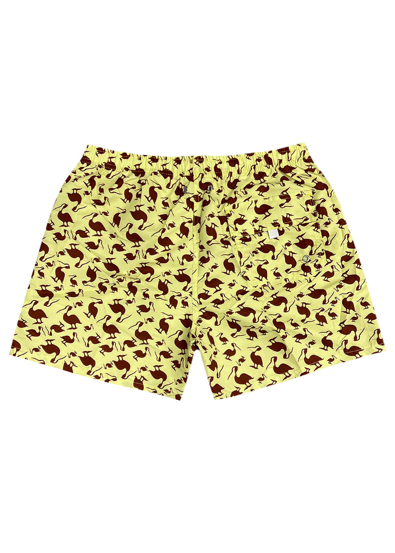 Ανδρικό μαγιό 5 EVEN STAR - BK-2516 - stork swim shorts κίτρινο