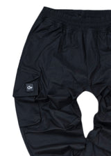 Ανδρικό υφασμάτινο παντελόνι κάργκο Cosi Jeans - 65 -OSARIO 50 - fabric cargo pants regular fit  μαύρο