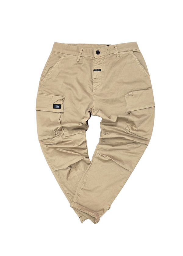 Ανδρικό παντελόνι κάργκο Cosi Jeans - 65 -OSARIO - cargo pants regular fit μπεζ
