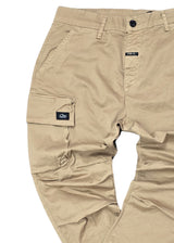 Ανδρικό παντελόνι κάργκο Cosi Jeans - 65 -OSARIO - cargo pants regular fit μπεζ
