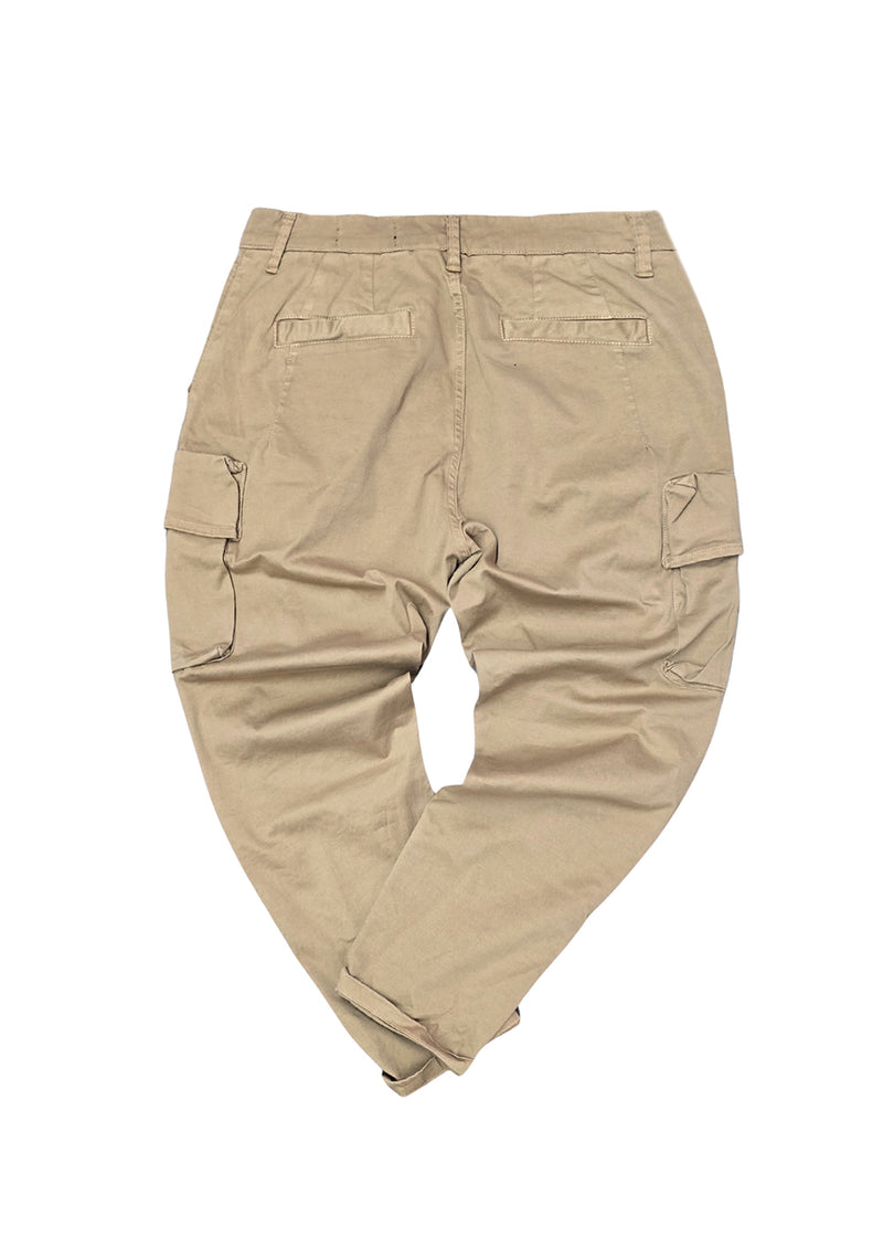 Ανδρικό παντελόνι κάργκο Cosi Jeans - 65 -OSARIO - cargo pants regular fit μπεζ