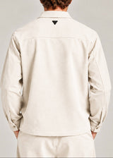 VITTORIO - Ανδρικό πουκάμισο overshirt  - Εκρού 300-2627-LUCIANO 