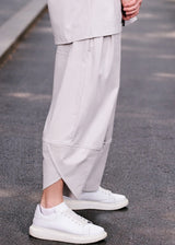 Ανδρικό παντελόνι με άνετη γραμμή Tony Couper-P26/1-grey loose pants γκρι